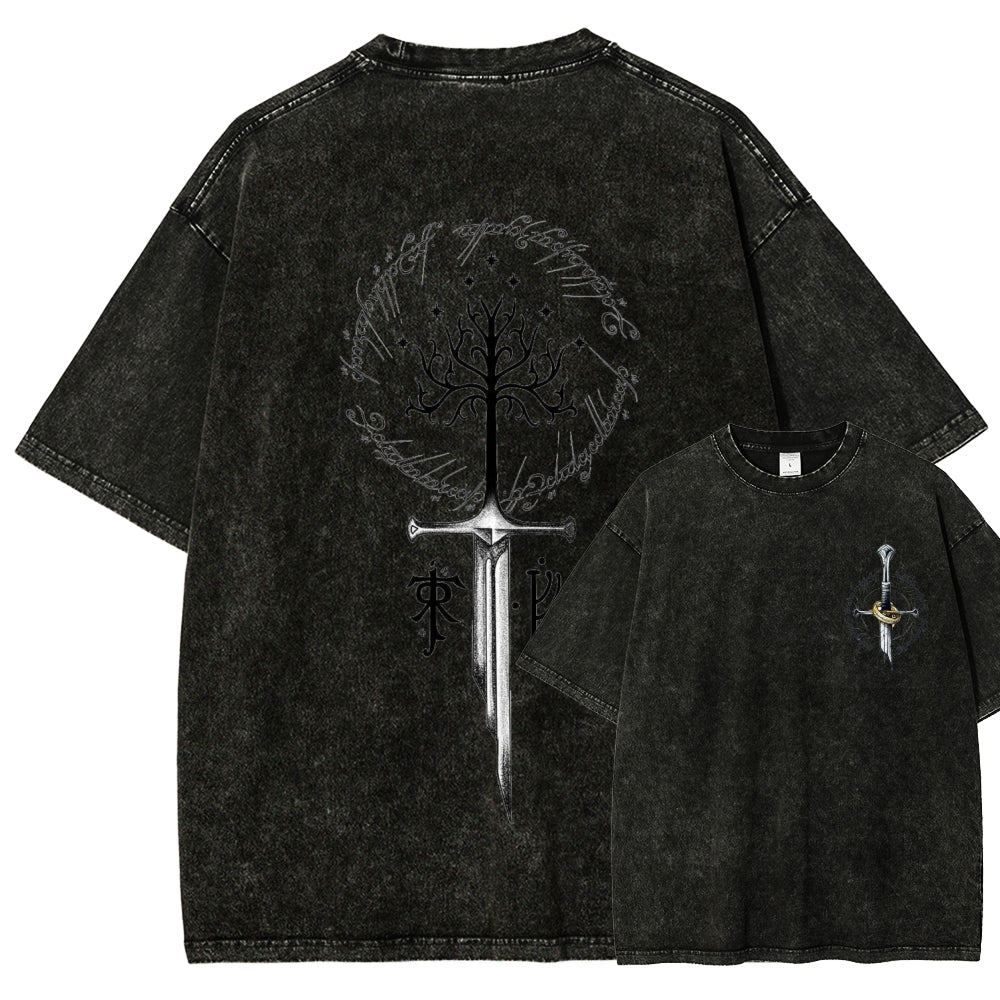The Lord of the Rings Unisex Fit Washed T-Shirt 2603016897