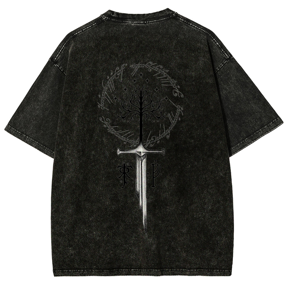 The Lord of the Rings Unisex Fit Washed T-Shirt 2603016897