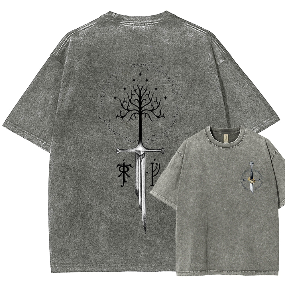 The Lord of the Rings Unisex Fit Washed T-Shirt 2603016897