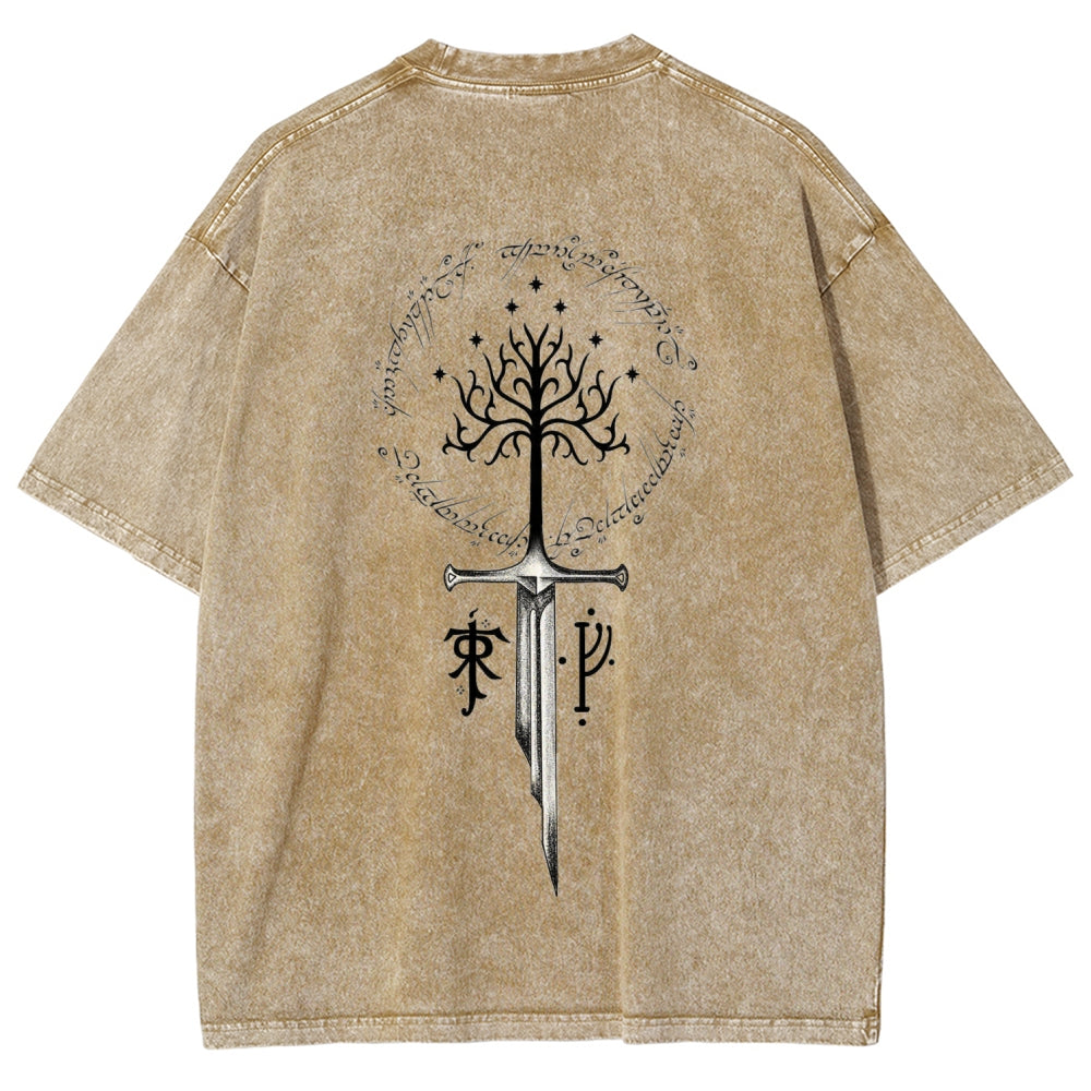 The Lord of the Rings Unisex Fit Washed T-Shirt 2603016897