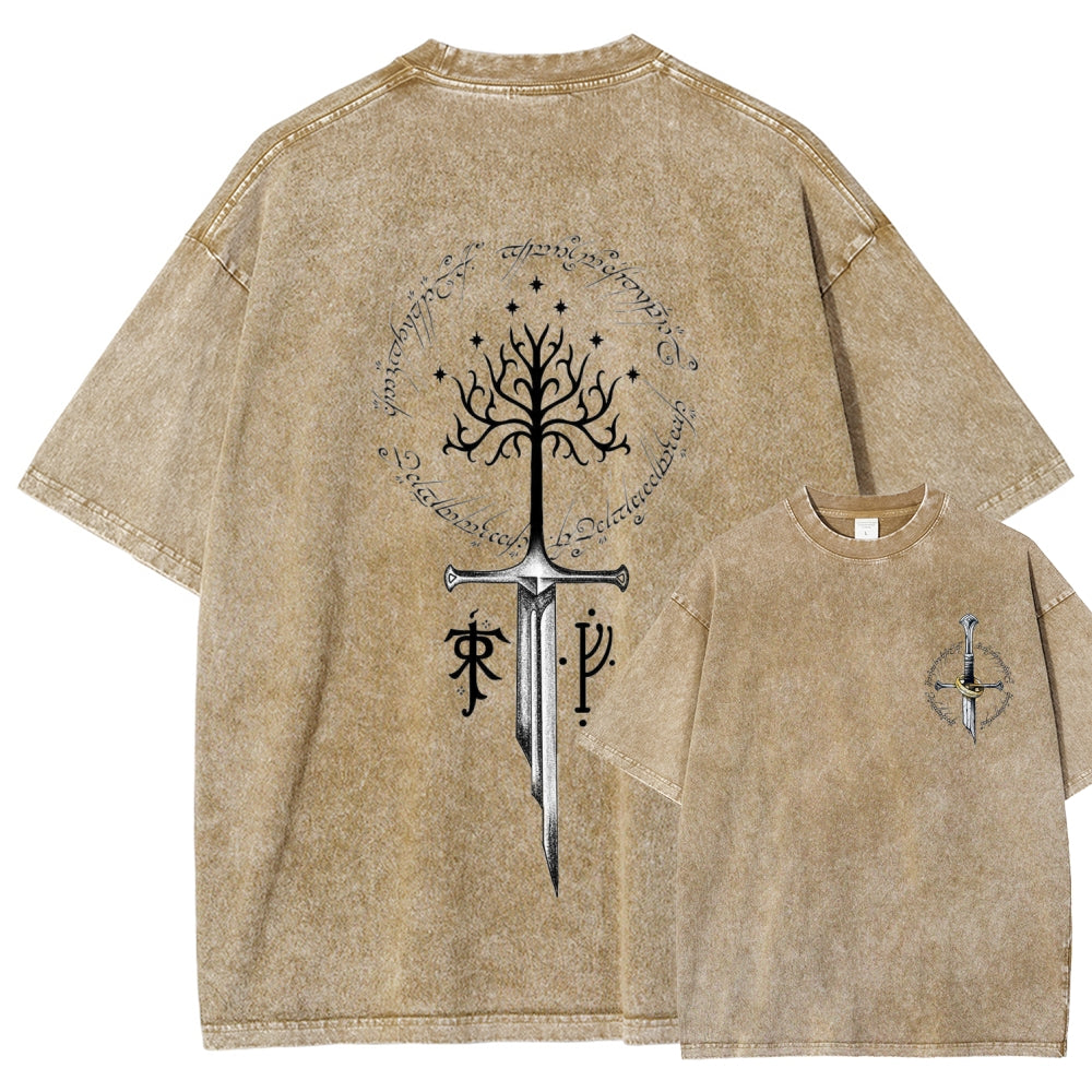 The Lord of the Rings Unisex Fit Washed T-Shirt 2603016897