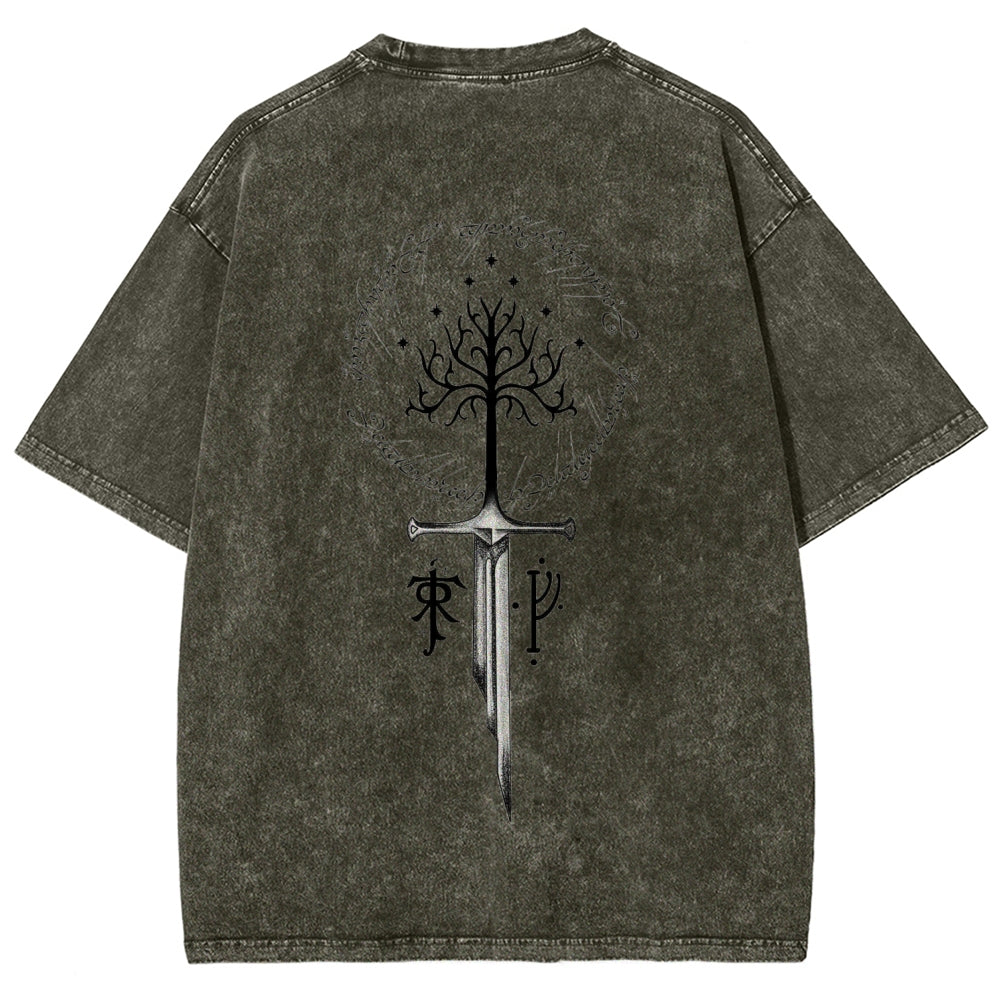 The Lord of the Rings Unisex Fit Washed T-Shirt 2603016897