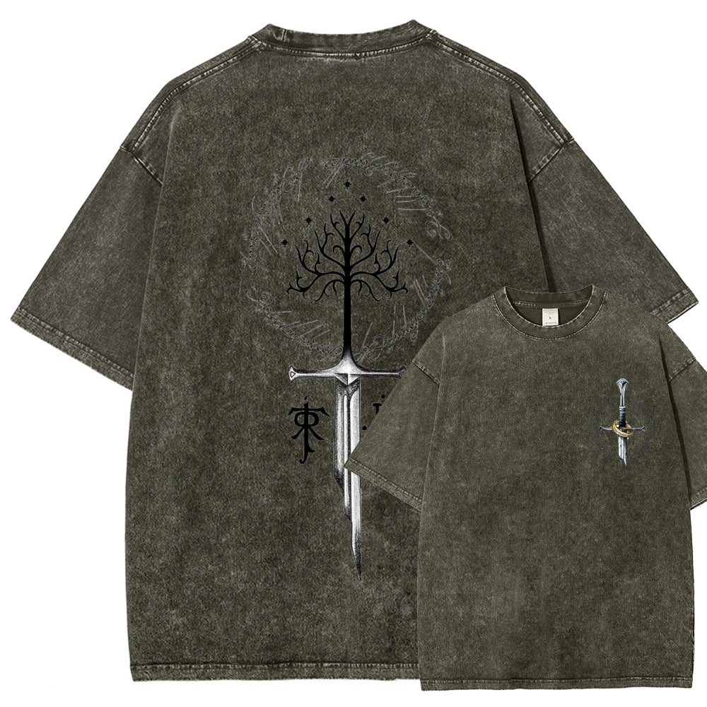 The Lord of the Rings Unisex Fit Washed T-Shirt 2603016897