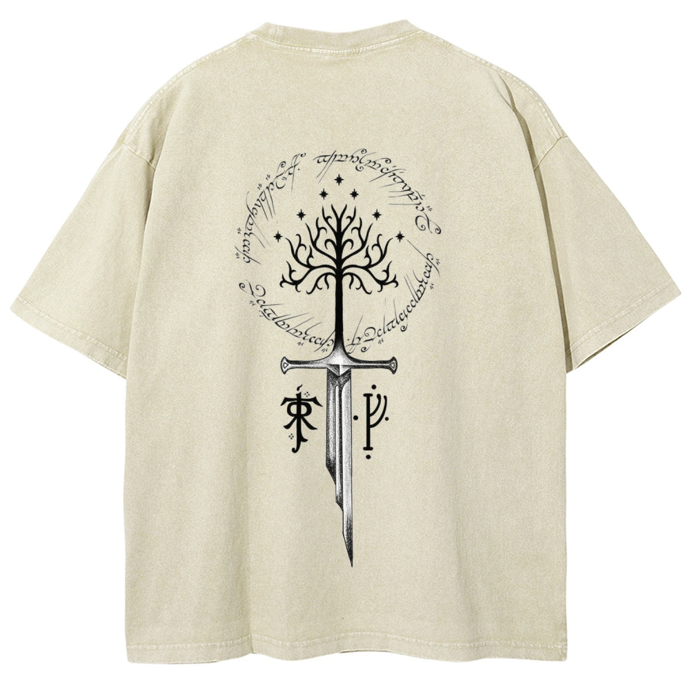 The Lord of the Rings Unisex Fit Washed T-Shirt 2603016897