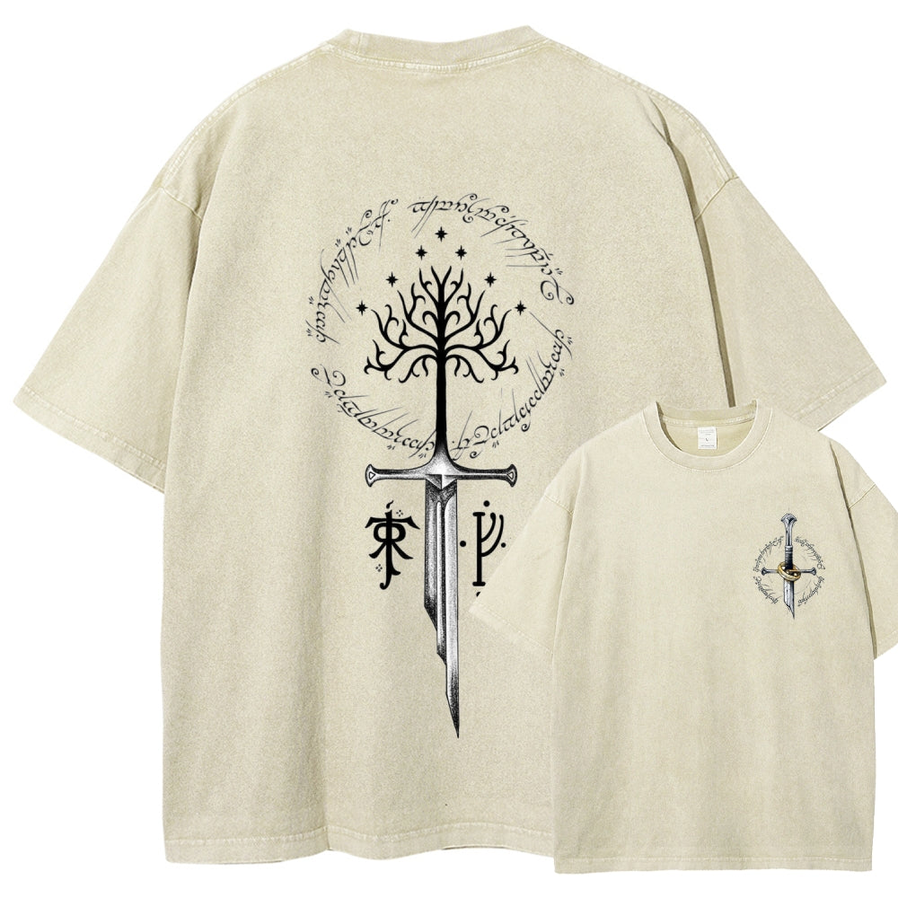 The Lord of the Rings Unisex Fit Washed T-Shirt 2603016897