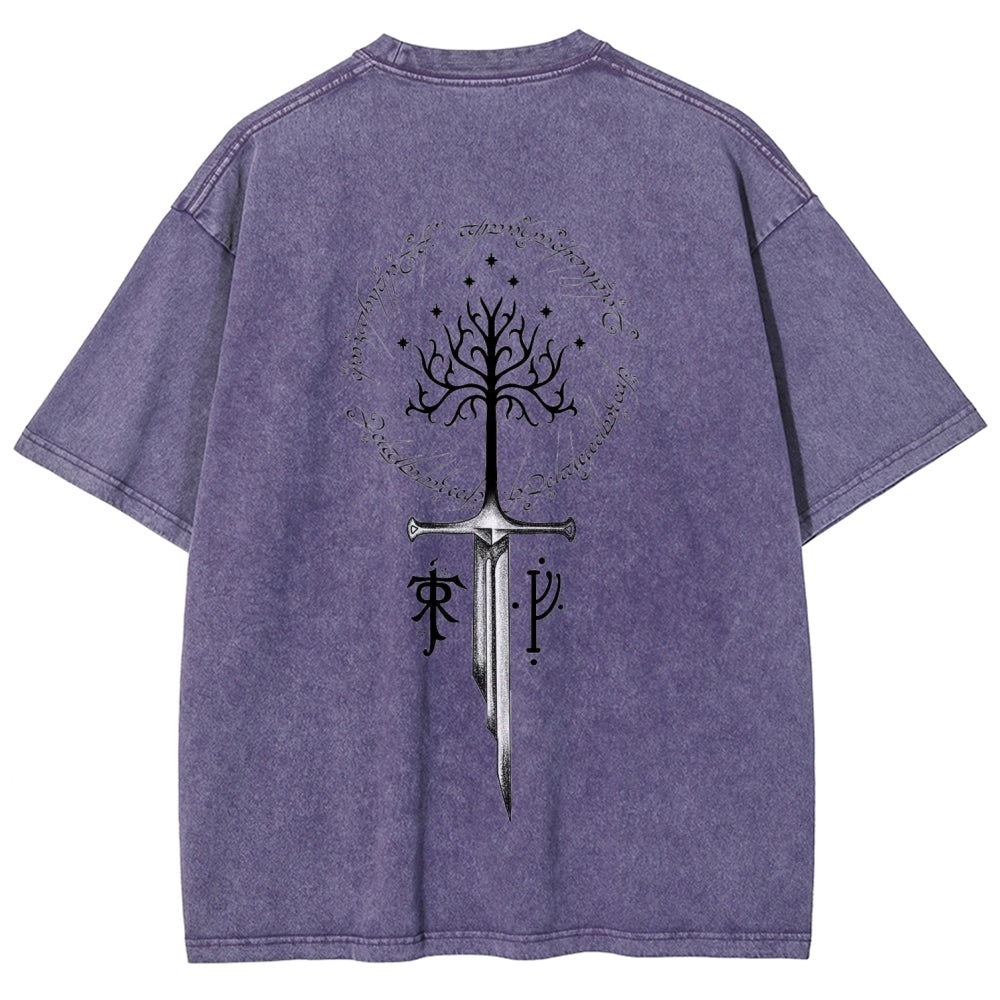 The Lord of the Rings Unisex Fit Washed T-Shirt 2603016897