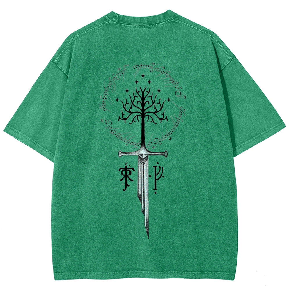 The Lord of the Rings Unisex Fit Washed T-Shirt 2603016897