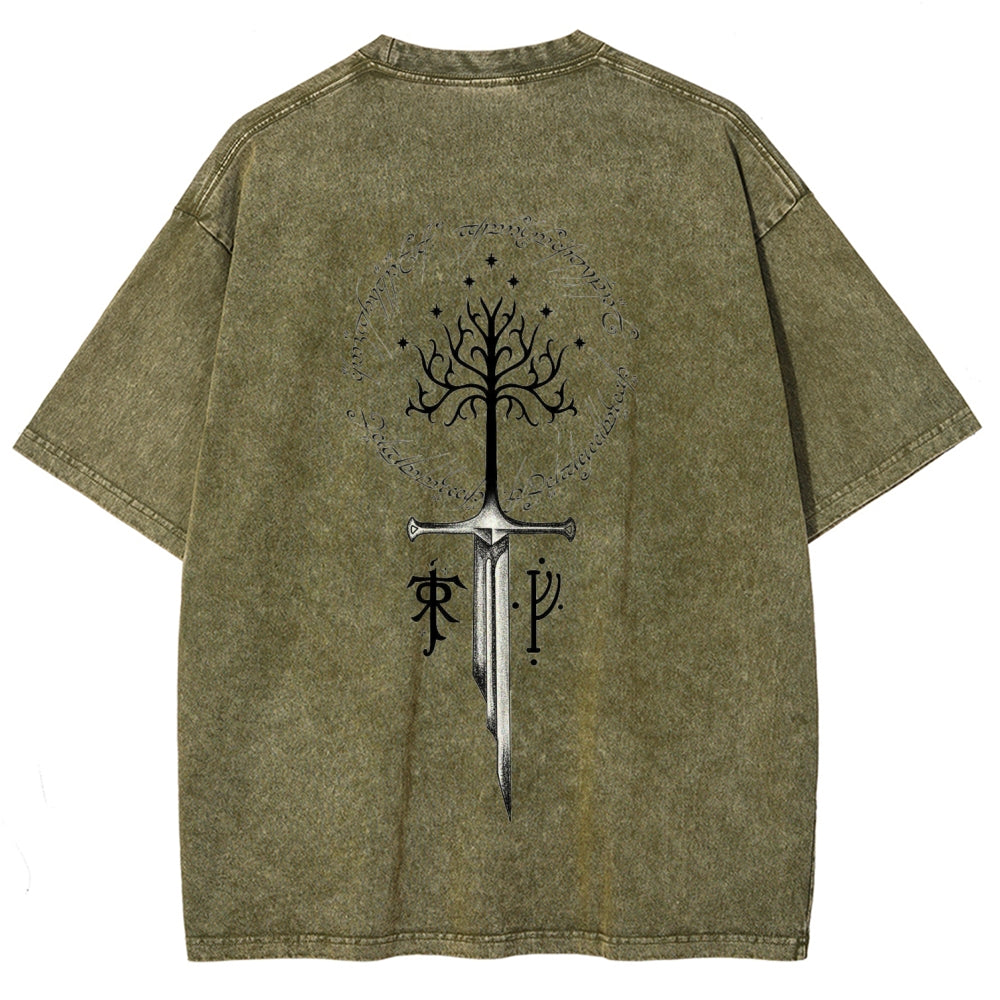 The Lord of the Rings Unisex Fit Washed T-Shirt 2603016897
