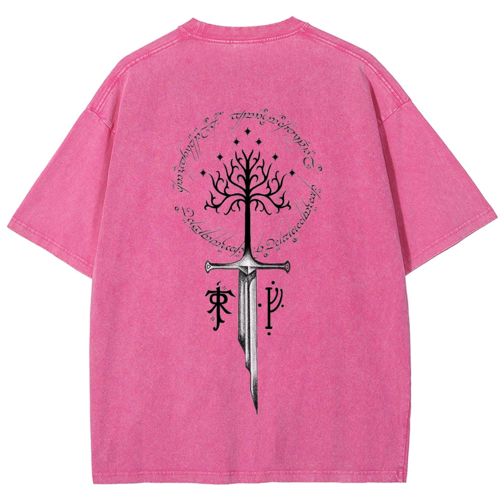 The Lord of the Rings Unisex Fit Washed T-Shirt 2603016897