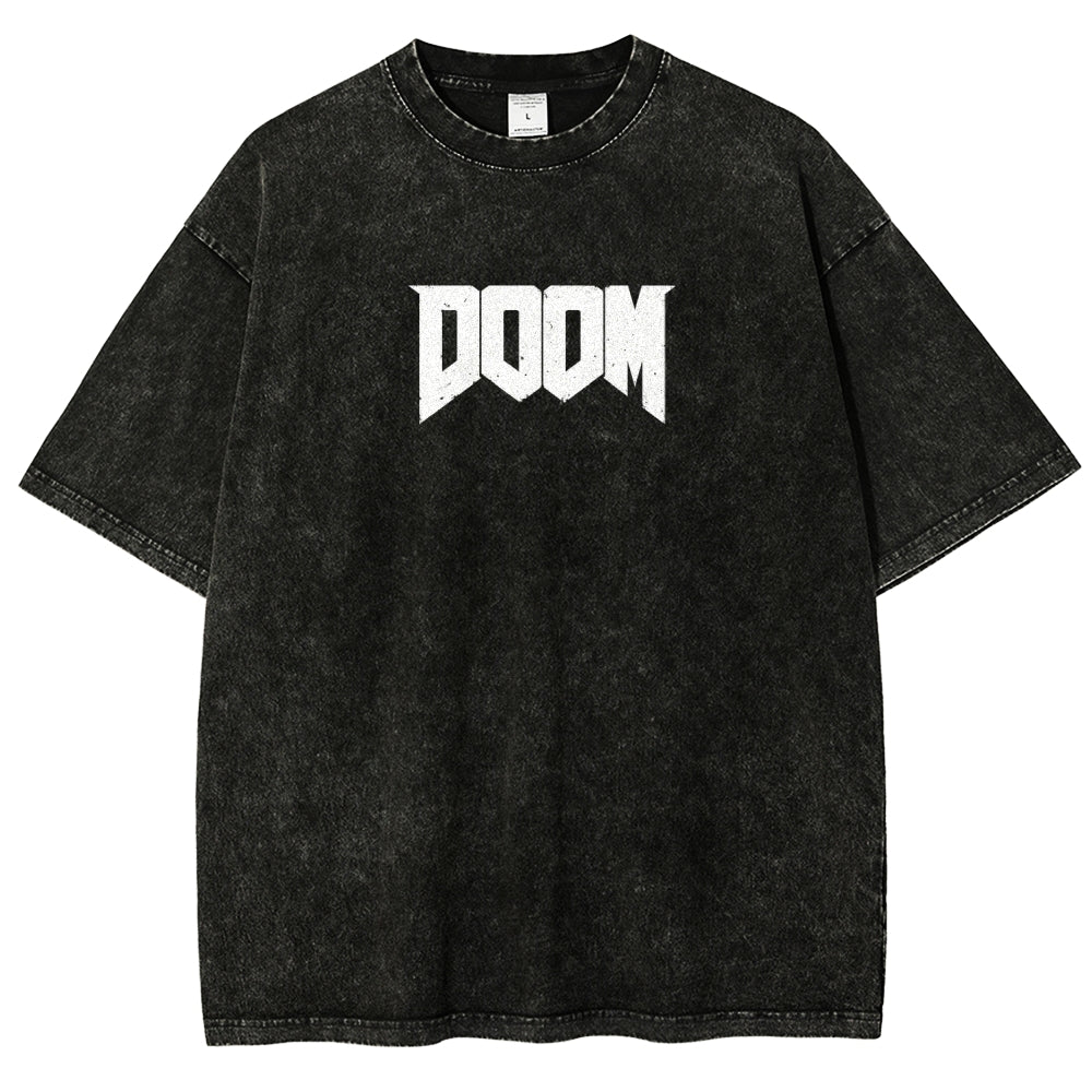DOOM Unisex Fit Washed T-Shirt 2603016953