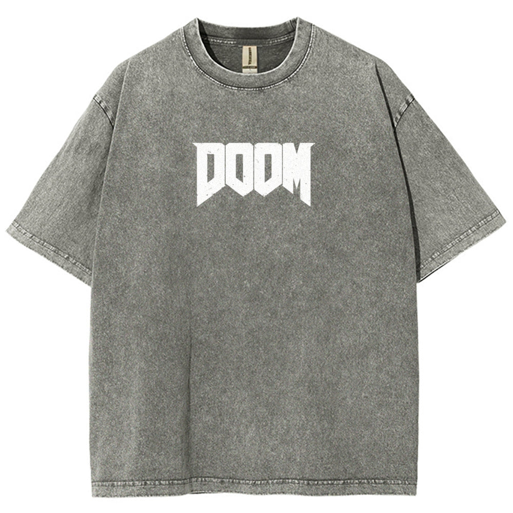 DOOM Unisex Fit Washed T-Shirt 2603016953