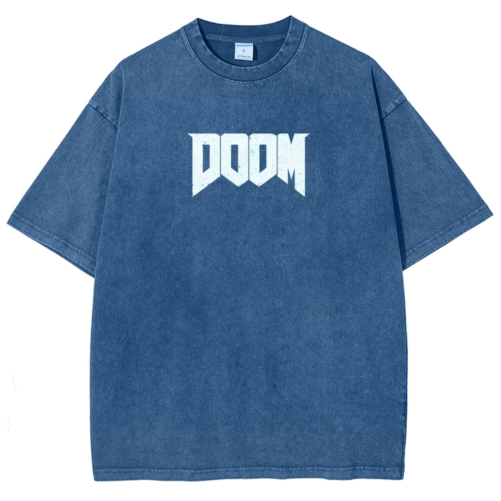 DOOM Unisex Fit Washed T-Shirt 2603016953