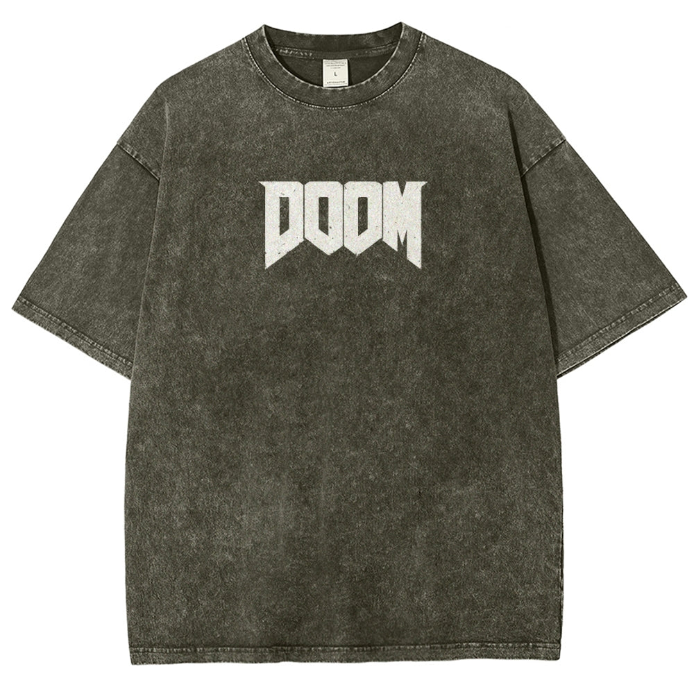 DOOM Unisex Fit Washed T-Shirt 2603016953