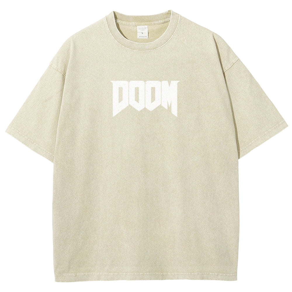 DOOM Unisex Fit Washed T-Shirt 2603016953