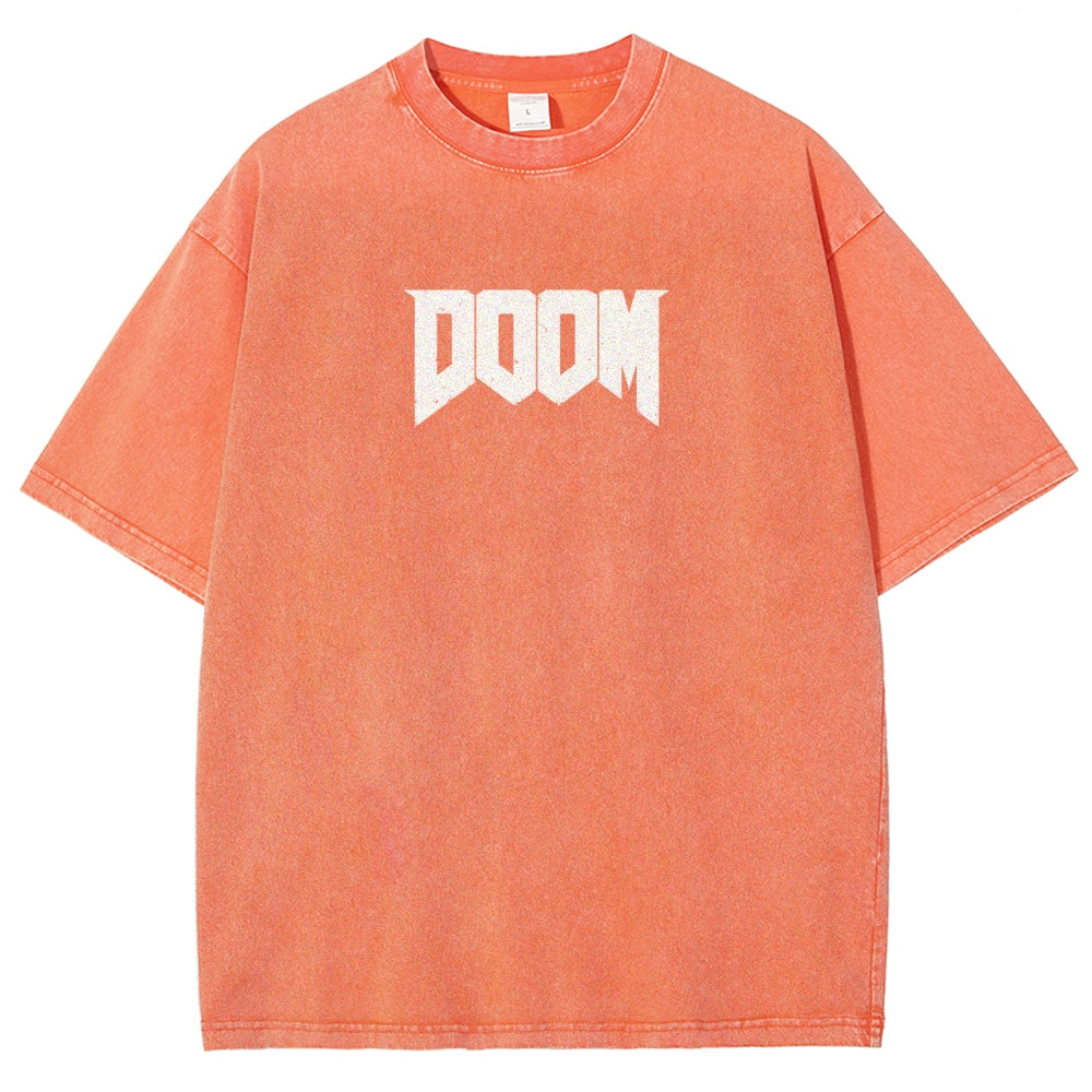 DOOM Unisex Fit Washed T-Shirt 2603016953