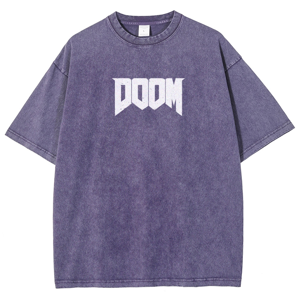 DOOM Unisex Fit Washed T-Shirt 2603016953