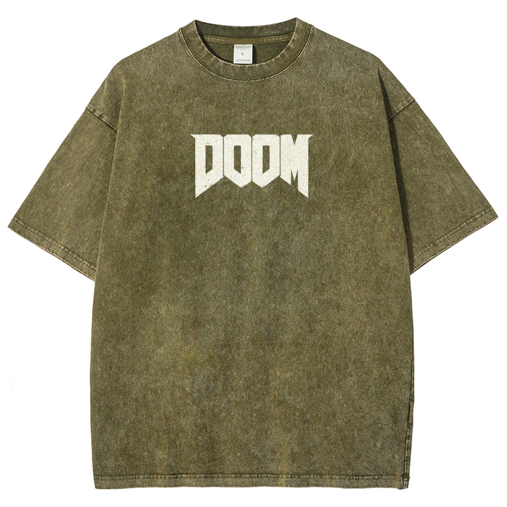 DOOM Unisex Fit Washed T-Shirt 2603016953