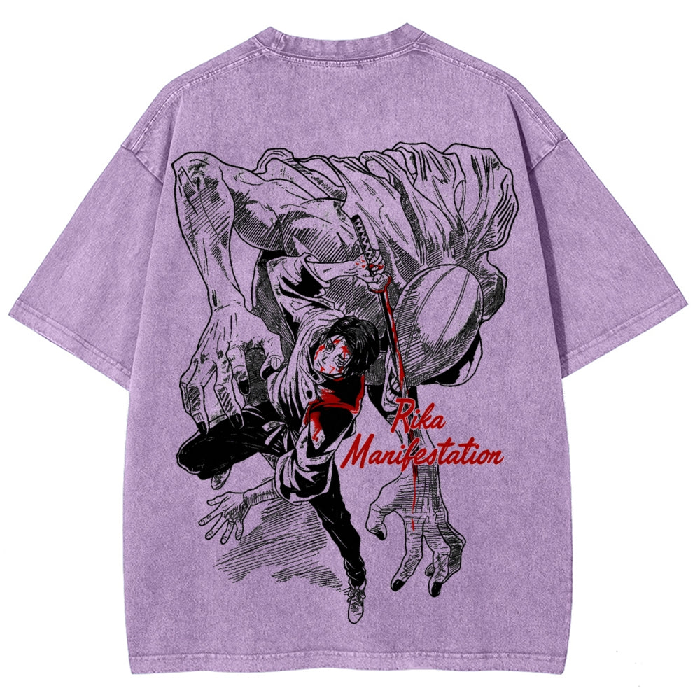 Jujutsu Kaisen Unisex Fit Washed T-Shirt 2603019218