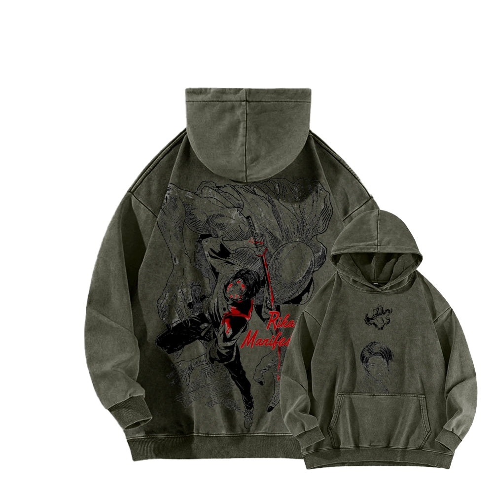 Jujutsu Kaisen Unisex Washed Hoodie 2603019229
