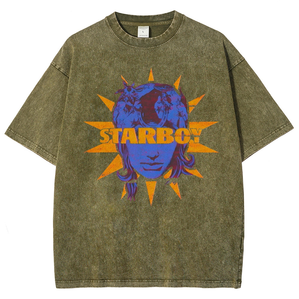 Jojo's Bizarre Adventure Unisex Fit Washed T-Shirt 2603019608