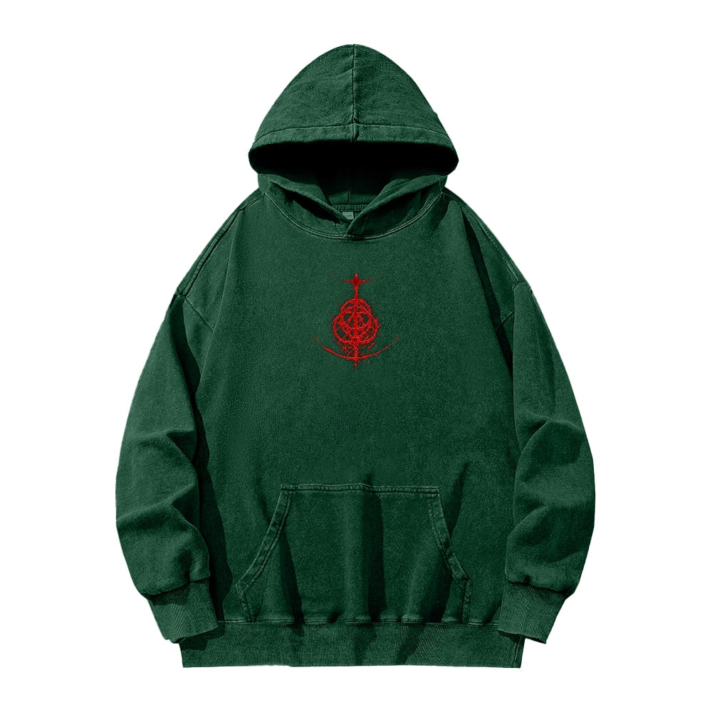Elden Ring Unisex Washed Hoodie 2603020444