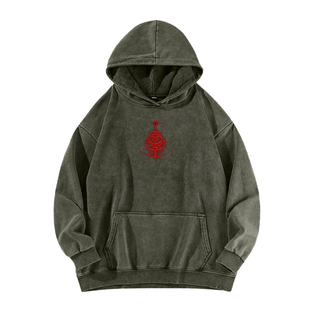 Elden Ring Unisex Washed Hoodie 2603020444