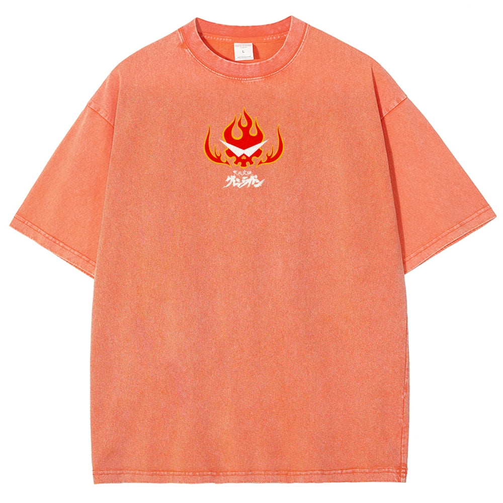 Gurren lagann Tengen Toppa  Unisex Fit Washed T-Shirt 2604002754