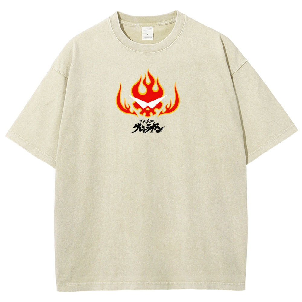 Gurren lagann Tengen Toppa  Unisex Fit Washed T-Shirt 2604002754