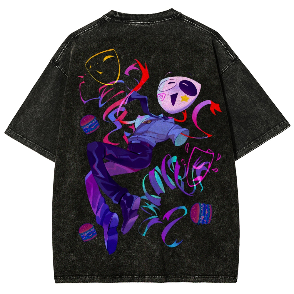 The Amazing Digital Circus Unisex Fit Washed T-Shirt 2604003141