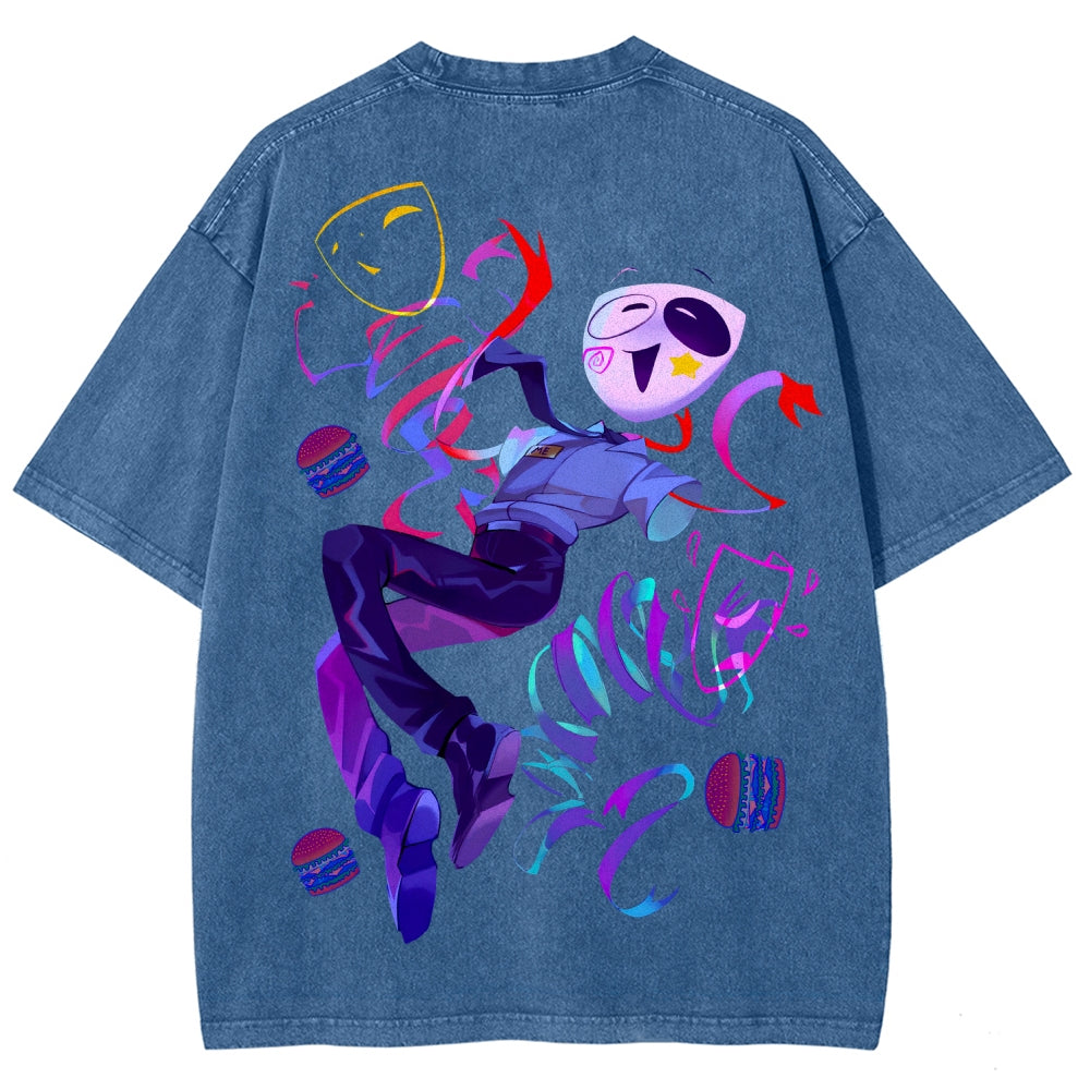 The Amazing Digital Circus Unisex Fit Washed T-Shirt 2604003141