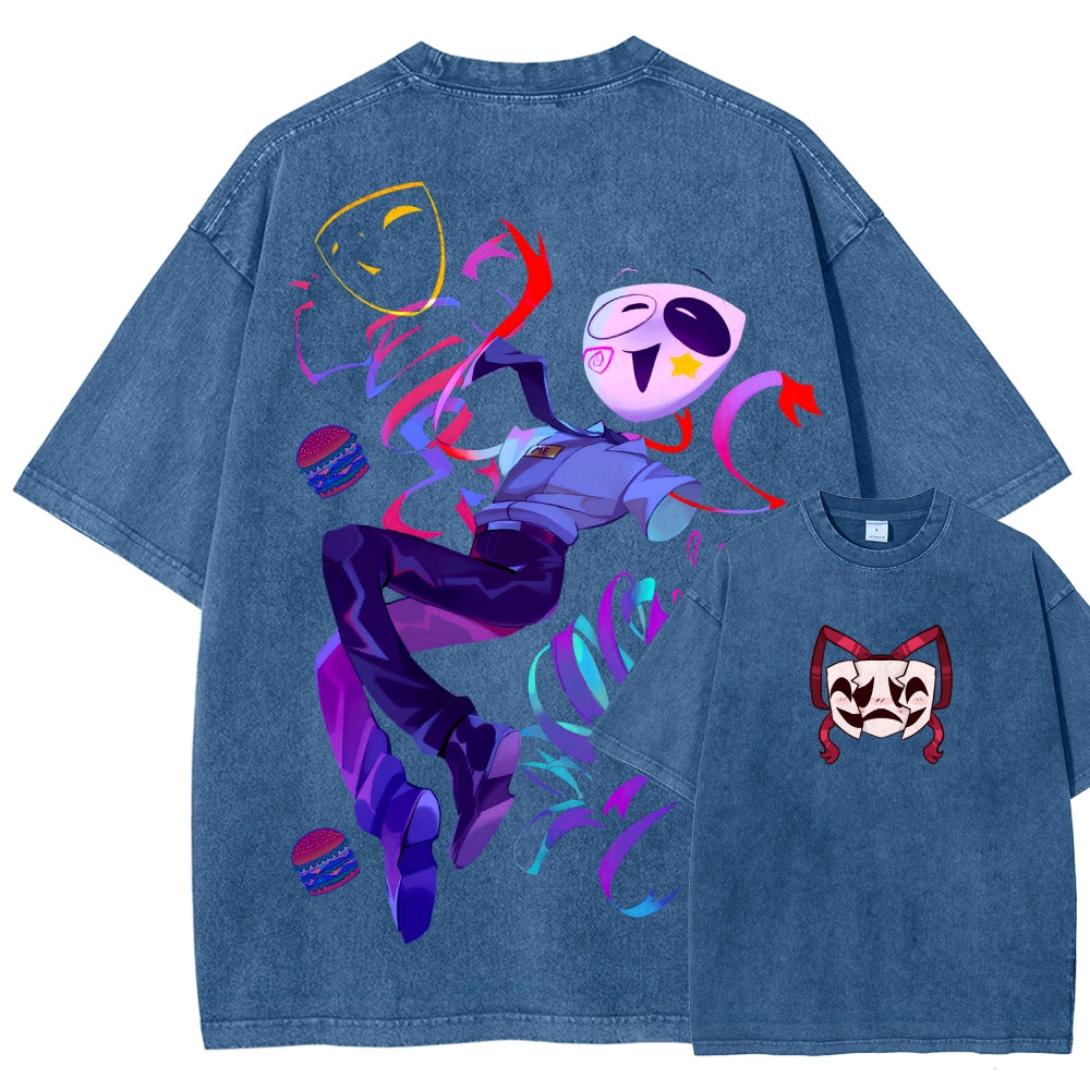 The Amazing Digital Circus Unisex Fit Washed T-Shirt 2604003141