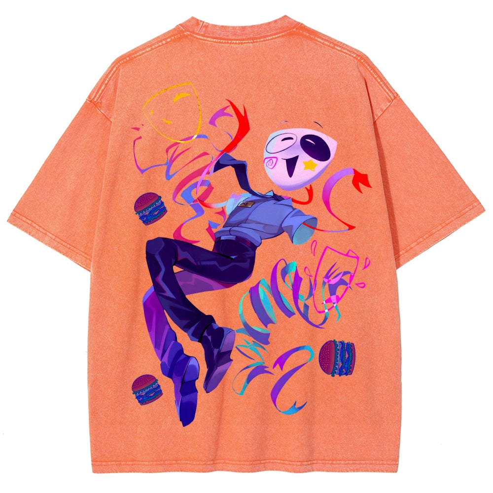 The Amazing Digital Circus Unisex Fit Washed T-Shirt 2604003141