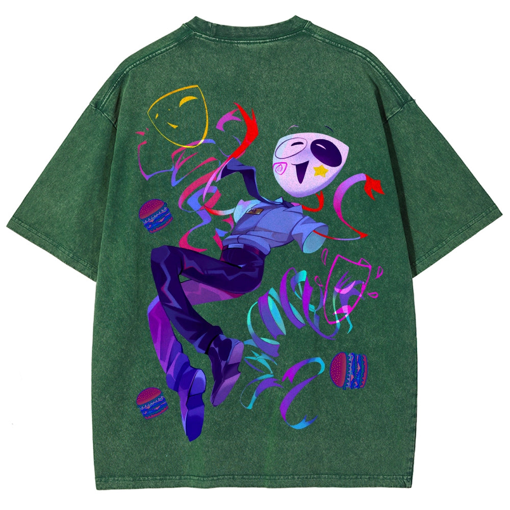 The Amazing Digital Circus Unisex Fit Washed T-Shirt 2604003141