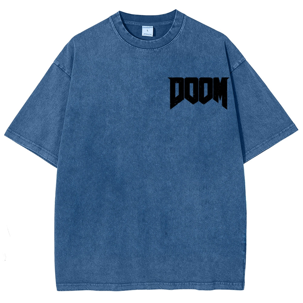 DOOM Unisex Fit Washed T-Shirt 2604007404