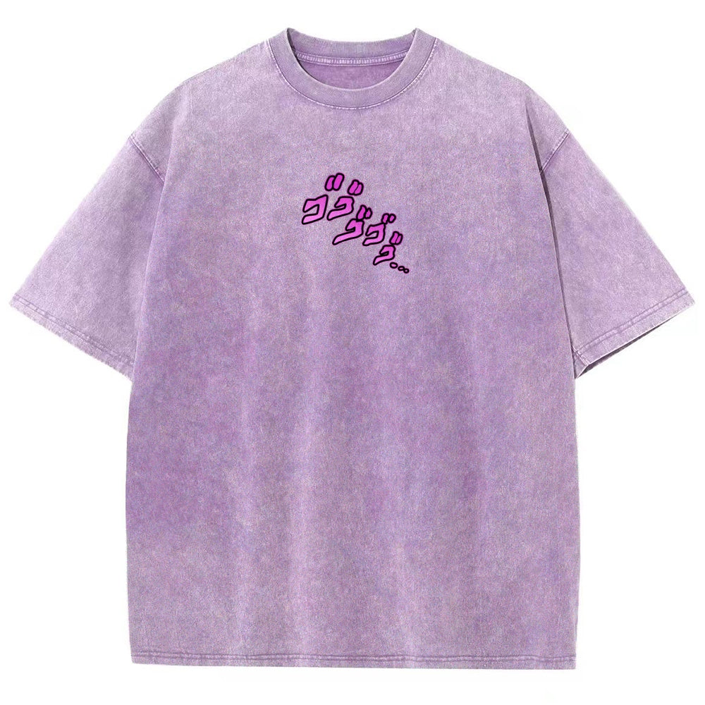 Jojo's Bizarre Adventure Unisex Fit Washed T-Shirt 2604008722