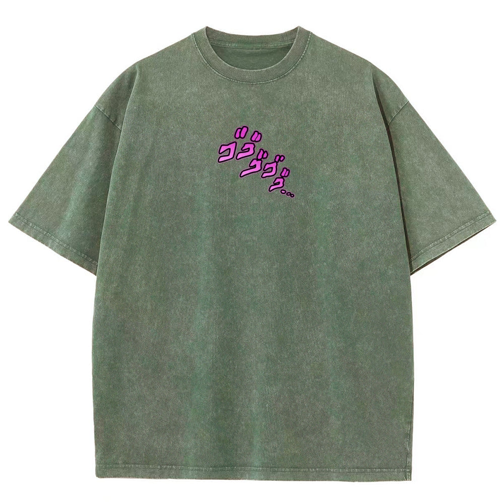 Jojo's Bizarre Adventure Unisex Fit Washed T-Shirt 2604008722