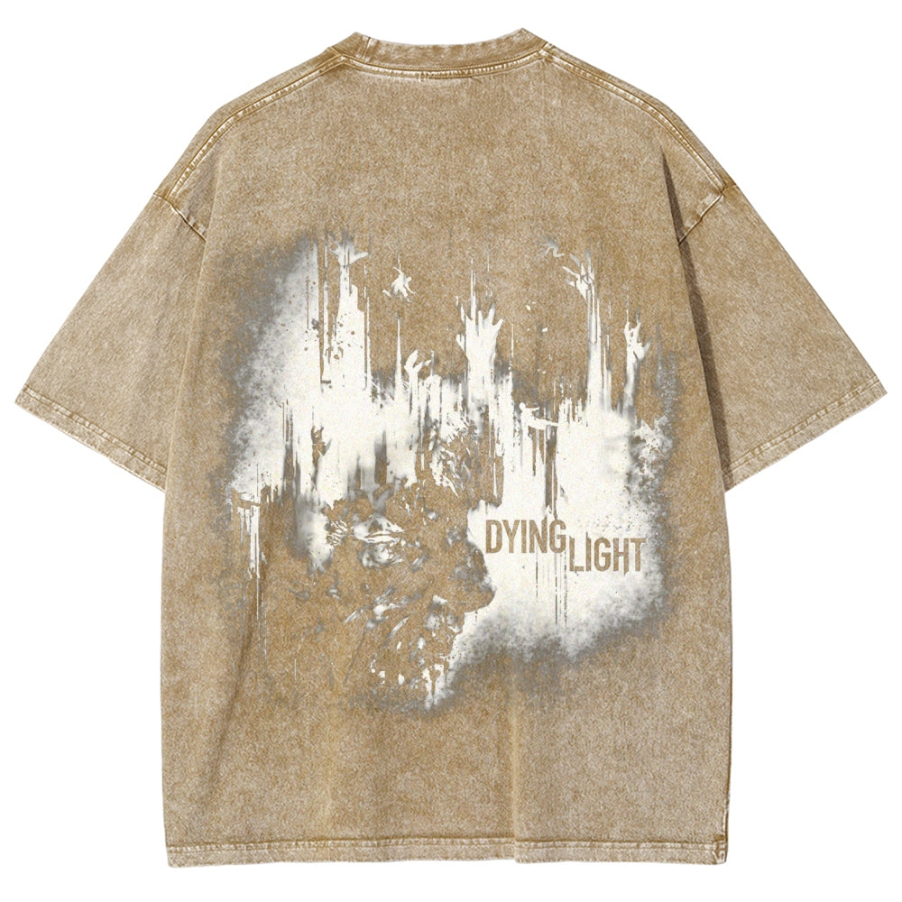 Dying Light Unisex Fit Washed T-Shirt 2604012175