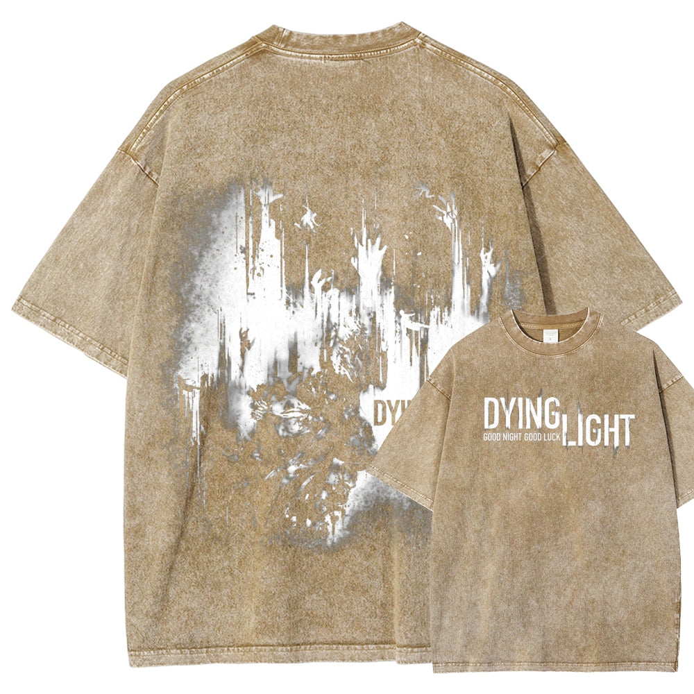 Dying Light Unisex Fit Washed T-Shirt 2604012175