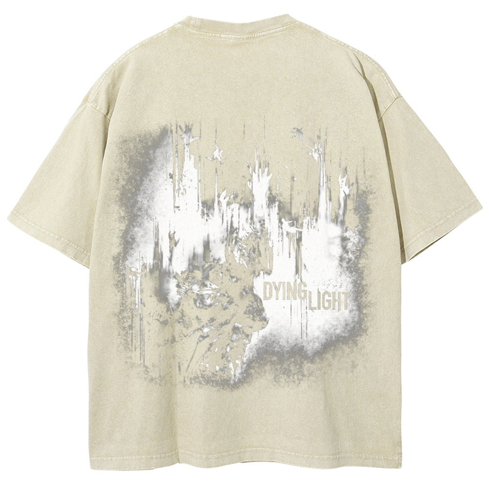 Dying Light Unisex Fit Washed T-Shirt 2604012175