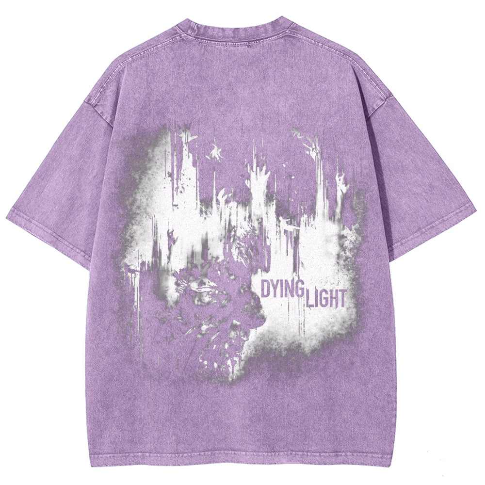 Dying Light Unisex Fit Washed T-Shirt 2604012175