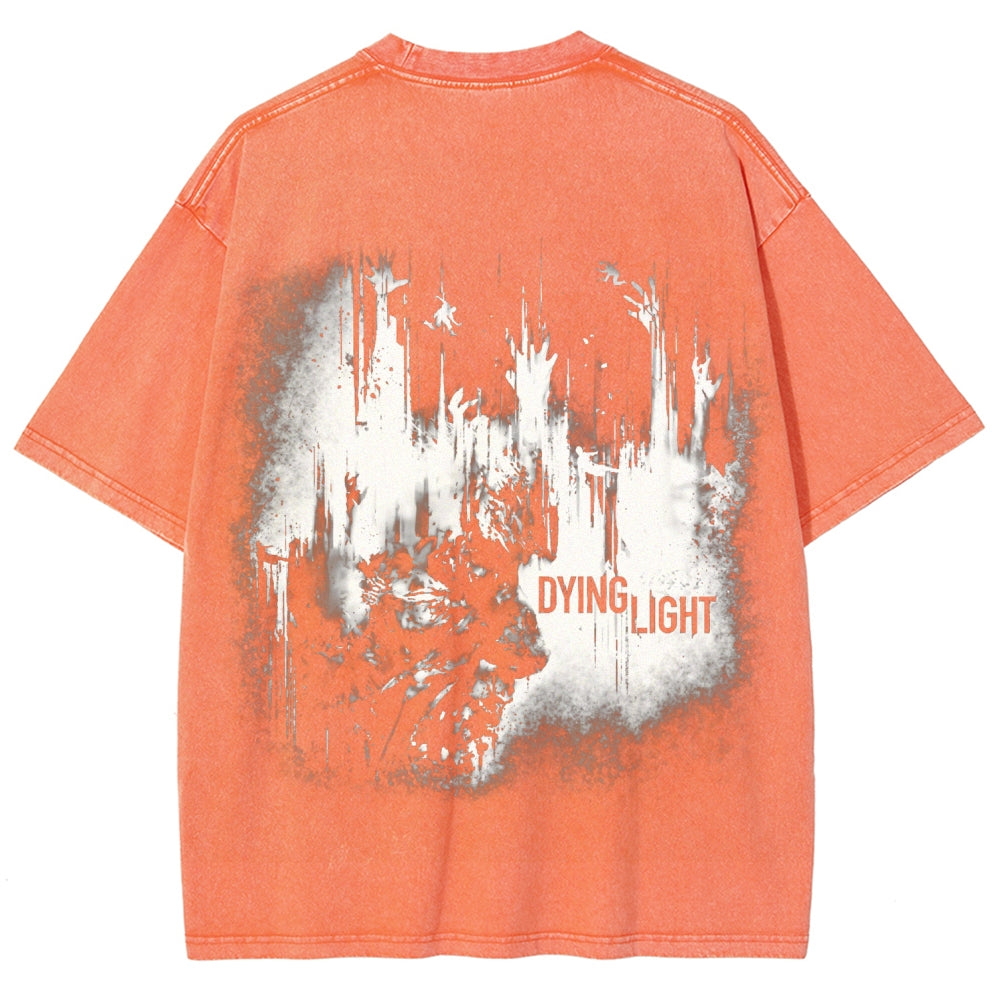 Dying Light Unisex Fit Washed T-Shirt 2604012175