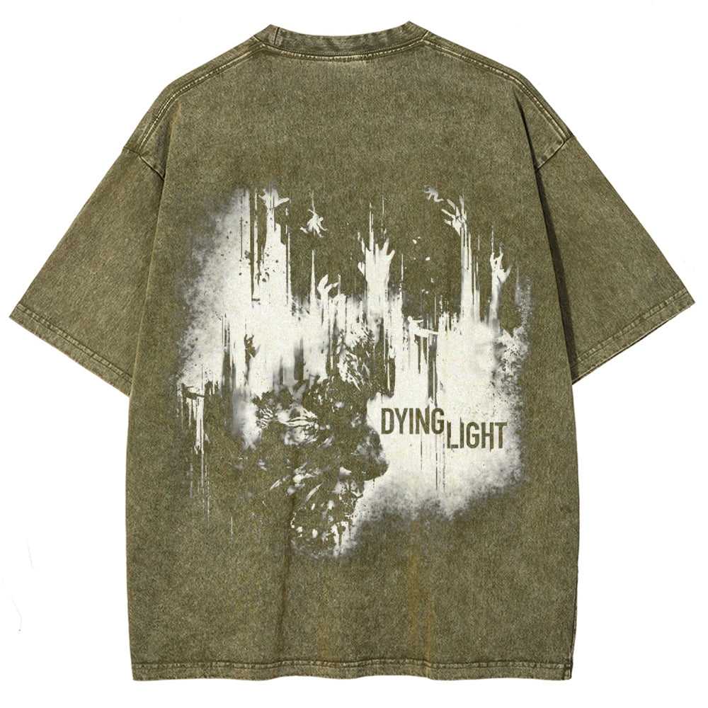 Dying Light Unisex Fit Washed T-Shirt 2604012175