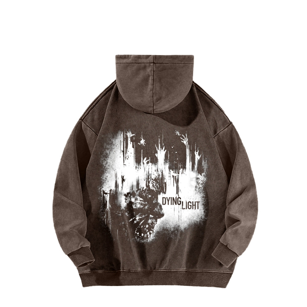 Dying Light Unisex Washed Hoodie 2604012177