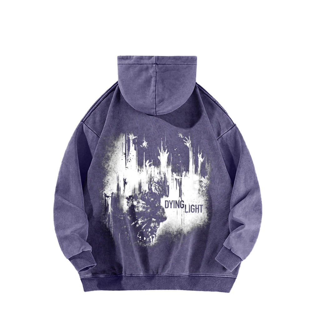 Dying Light Unisex Washed Hoodie 2604012177