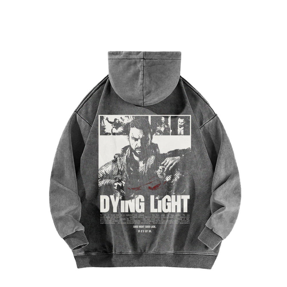 Dying Light Unisex Washed Hoodie 2604012594