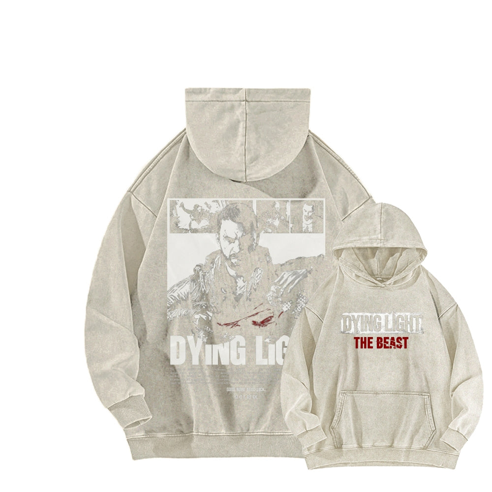 Dying Light Unisex Washed Hoodie 2604012594