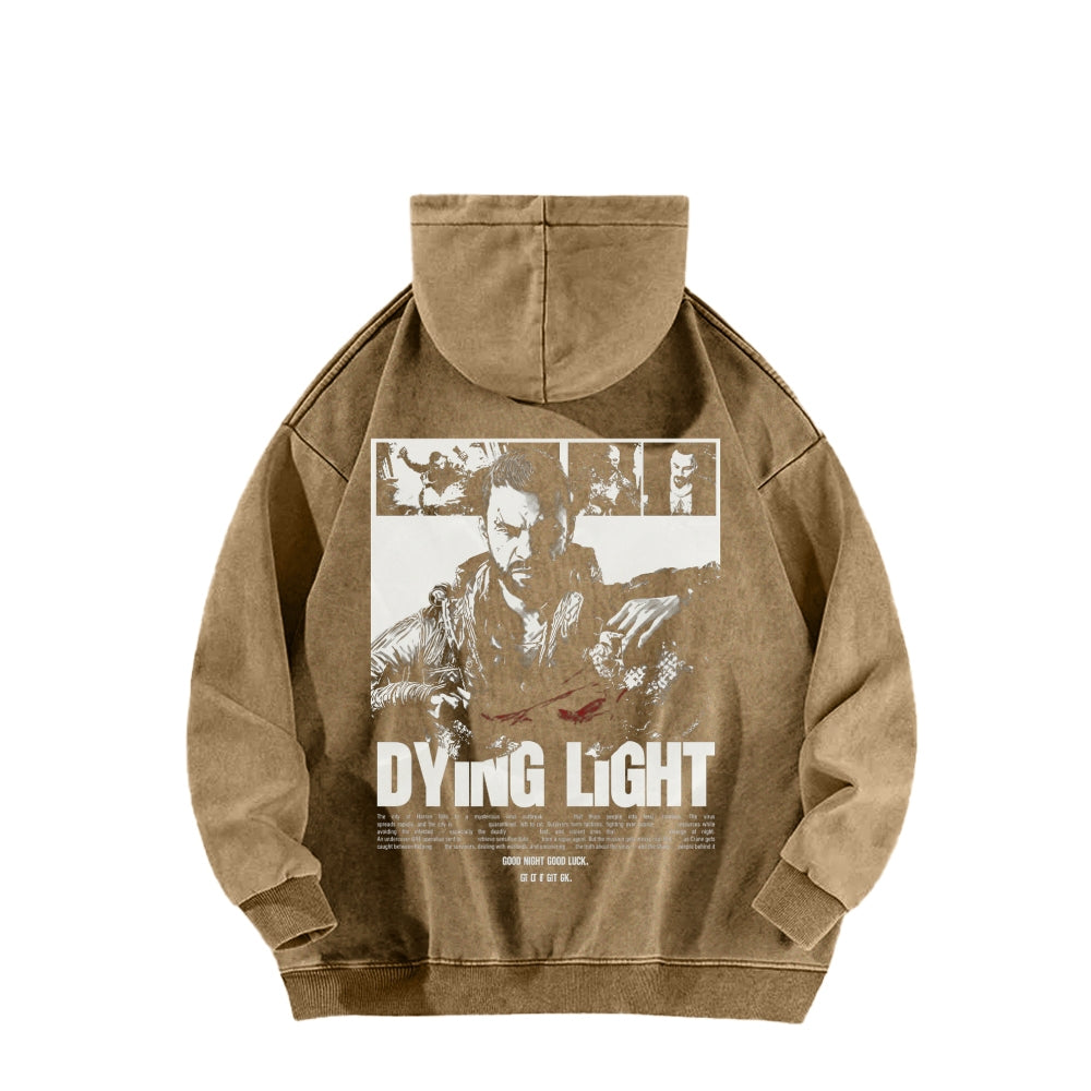 Dying Light Unisex Washed Hoodie 2604012594