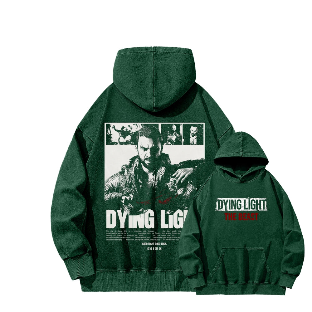 Dying Light Unisex Washed Hoodie 2604012594
