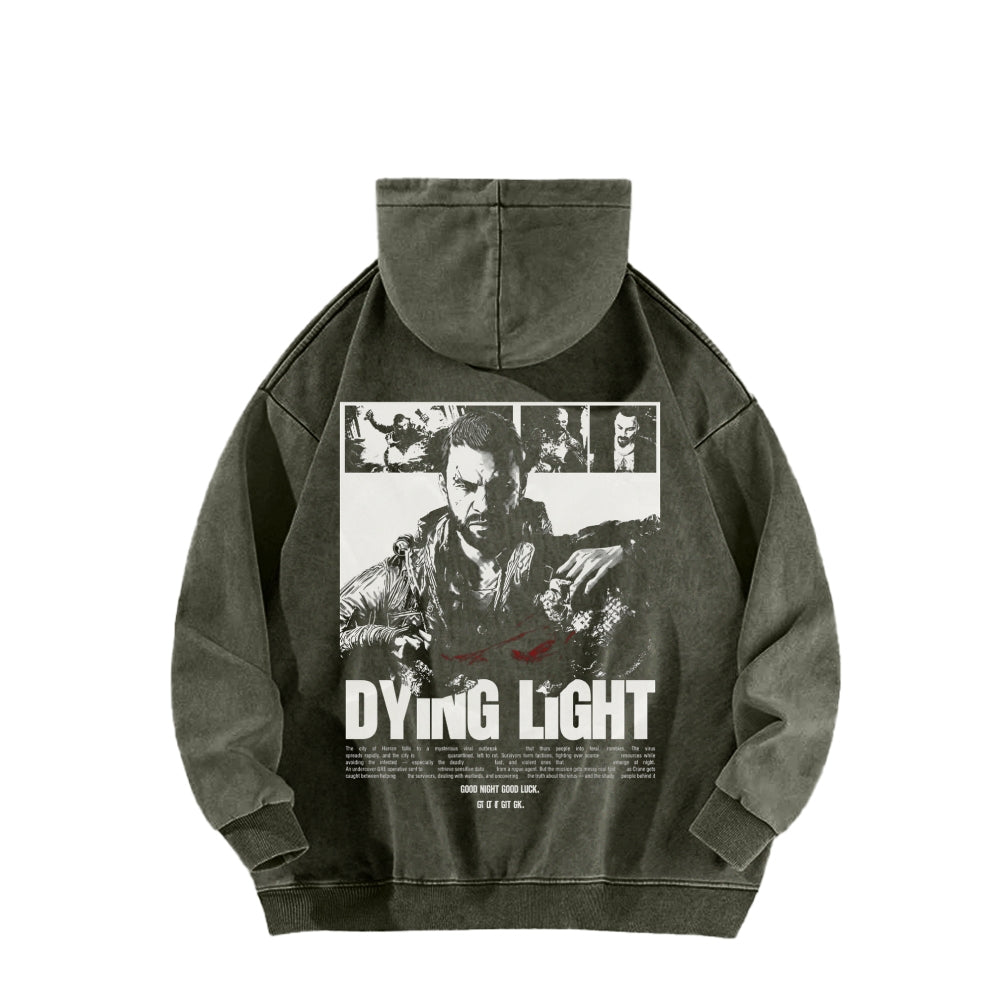 Dying Light Unisex Washed Hoodie 2604012594