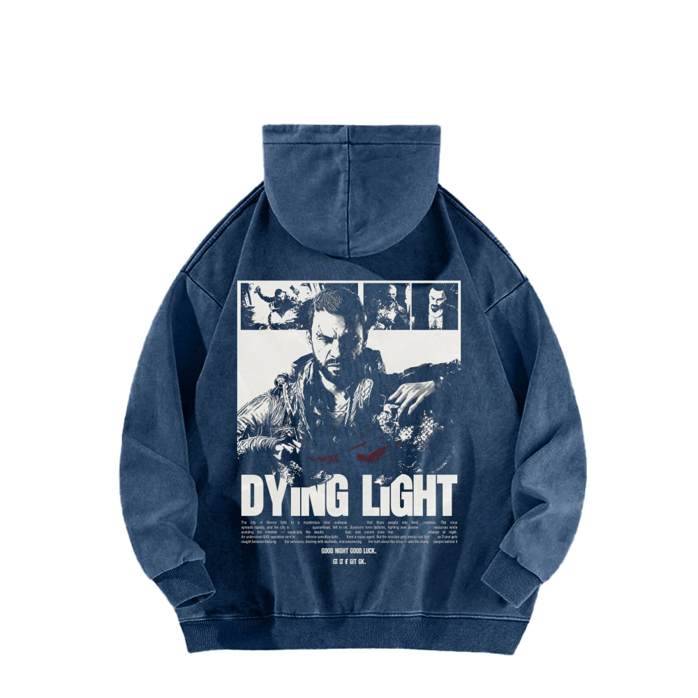 Dying Light Unisex Washed Hoodie 2604012594